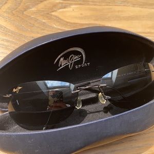 Maui Jim unisex rimless sunglasses